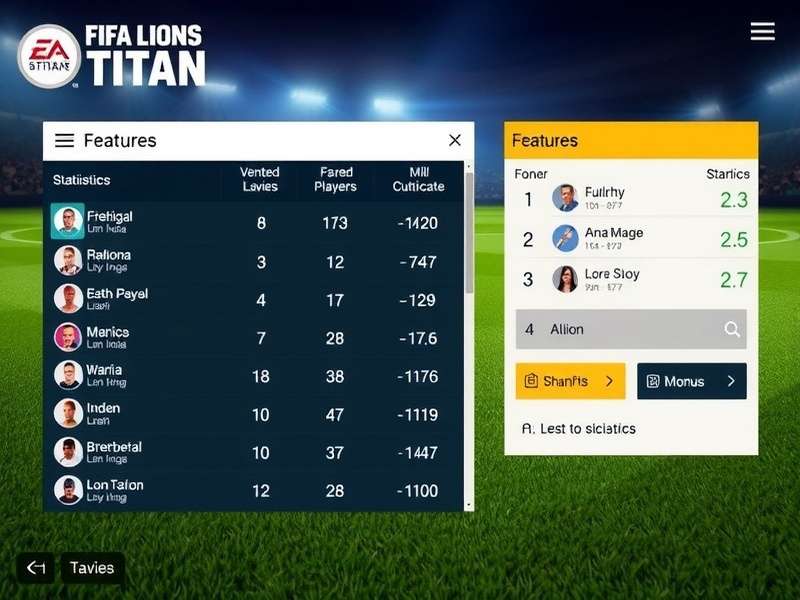 FIFA Lions Titan Features Showcase